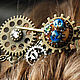 Handmade lampwork haircombs "Steampunk and Lampwork". Comb. BeautyGlassByKate(Lampwork) (beauty-glass). Online shopping on My Livemaster.  Фото №2