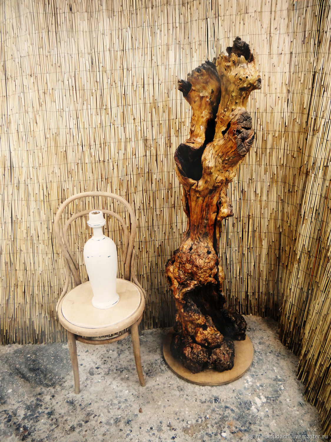 Интерьерные скульптуры из дерева