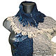  milled 'Feather of the blue bird', Scarves, Moscow,  Фото №1