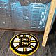 Заказать Тафтинговый ковёрчик с эмблемой хк «Boston bruins”. Prosto-kover-. Ярмарка Мастеров. . Ковры для дома Фото №3