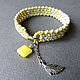 Bracelet made of beads ' limonchik'. Bead bracelet. azurhimmel (azurhimmel). Online shopping on My Livemaster.  Фото №2