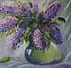 "Sweet lilac" oil painting, Pictures, Moscow,  Фото №1