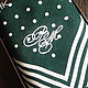 Handkerchief Suite. monogram initials monogram Emerald. Shawls1. mybroidery. Online shopping on My Livemaster.  Фото №2