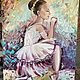 Картина маслом «Балерина». Картины. DARI ART. Ярмарка Мастеров.  Фото №4