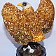 Eagle statuette in amber. Figurine. podaro4ek22. Online shopping on My Livemaster.  Фото №2