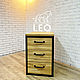 Комод из дуба лофт на заказ LF-662. Комоды. Leo-loft. Ярмарка Мастеров.  Фото №6