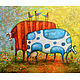 Коровы на букву Му, Картины, Санкт-Петербург,  Фото №1