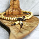 Buddhist rosary made of sandalwood on 108 grains 6 mm. Rosary. Merlin (Merlin-hat). Ярмарка Мастеров.  Фото №5