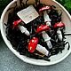 Набор новогодних, ёлочных игрушек «Мухоморы». Елочные игрушки. Ольга. Ярмарка Мастеров.  Фото №5