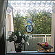 Рождественское кружевное пано для окон " Пингвин Паша", Подвески, Гера,  Фото №1