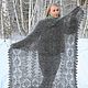 Shawls: Openwork down scarf ' Waiting for warmth', Shawls1, Urjupinsk,  Фото №1