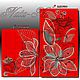 Design for machine embroidery. Chiffon flowers with elements of an application, Embroidery tools, Solikamsk,  Фото №1