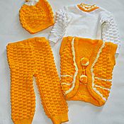 Одежда детская handmade. Livemaster - original item Set of clothes for kids, age 1 year.. Handmade.