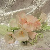 Цветы и флористика handmade. Livemaster - original item Camellia. Silk flowers. Handmade.