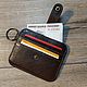 Cardholders by Department on the button. Genuine leather, Cardholder, Arkhangelsk,  Фото №1