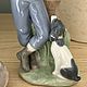 Заказать Винтаж: Винтажная статуэтка «Garçon et chien », NAO Lladro, Испания. Brocante chez Alla. Ярмарка Мастеров. . Статуэтки винтажные Фото №3