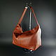 Order Women's leather bag. Medium shoulder bag. Bags and accessories. Alexandra (SSbagS). Livemaster. . Sacks Фото №3