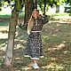 Dress made of cotton fabric 'Wanderer '. Dresses. Olga Lado. My Livemaster. Фото №6
