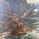 Заказать Винтаж: Антикварная картина «Морской пейзаж». Антиквариат и Винтаж. Ярмарка Мастеров. . Картины винтажные Фото №3