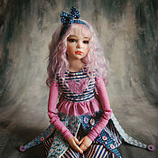 Текстильная,коллекционная кукла
