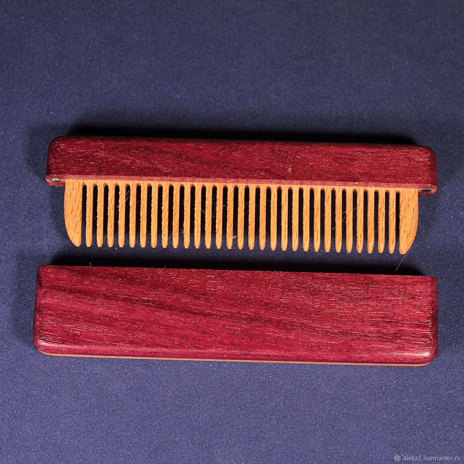 Copy of Comb in a case with a magnetic latch of bog oak 5400 years, Combs, Nakhabino,  Фото №1