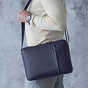 Сумки и аксессуары handmade. Livemaster - original item Men`s business leather bag for A4 