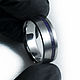 Titanium wedding rings with amethyst. Rings. asgdesign. My Livemaster. Фото №5