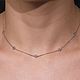 Колье клевера серебро 925 пробы в инкрустации фианитов premium. Колье. MARIA GUSEVA Fashion Jewelry. Ярмарка Мастеров.  Фото №5
