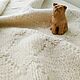 Children's knitted plaid with hearts 'Tenderness'. Baby blankets. tekstil dlya doma i otdyha DUNE&PINE. Ярмарка Мастеров.  Фото №6