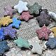 Заказать Decoración de lluvia de estrellas de lava natural'. Olga Lado. Ярмарка Мастеров. . Beads2 Фото №3