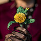 Brooch-pin: Sunny dandelion, Brooches, Bobruisk,  Фото №1