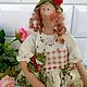 Doll made of fabric Cottager with a frog. Tilda Dolls. Svetlana Bednenko. My Livemaster. Фото №4