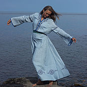 Русский стиль handmade. Livemaster - original item Dress of the Onega. Handmade.