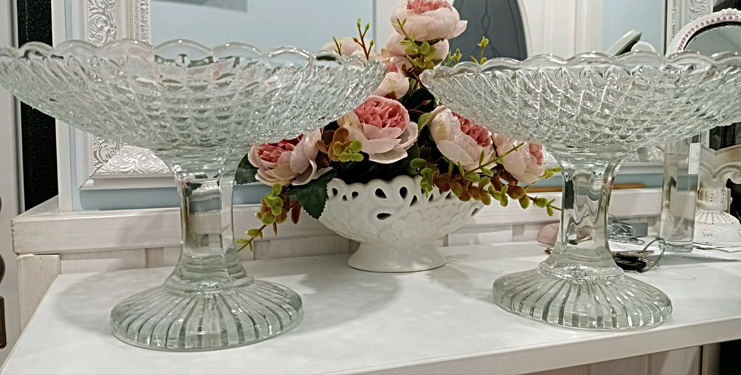 Красивые хрустальные вазы