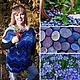 Knitted vest in cornflower blue tones, Vests, Petrozavodsk,  Фото №1