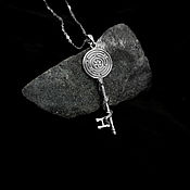 Украшения handmade. Livemaster - original item Hecate`s Key is a silver pendant on a silver chain. Handmade.