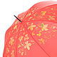 Зонт с ручной росписью `Осеннее настроение`