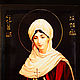 Wooden icon 'Saint Natalia'. Icons. ikon-art. My Livemaster. Фото №5