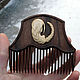 Wooden comb for hair signs of the zodiac 'Virgo'!. Combs. CreationSergea. My Livemaster. Фото №4