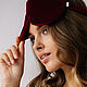 Order Sleep mask made of silk and velvet cherry color. Delicate Clothing Store (Daria). Livemaster. . Sleep masks Фото №3