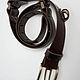 Leather belt brown copper. Straps. Lollypie - Modiste Cat. My Livemaster. Фото №4