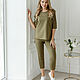 The 'Active summer' khaki suit, at a super price!!!. Tracksuits. masutina2. Online shopping on My Livemaster.  Фото №2
