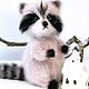 Order Soft toys: Raccoon Fedot soft toy. The most beautiful toys. Livemaster. . Stuffed Toys Фото №3
