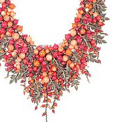 Украшения handmade. Livemaster - original item Rowan Parfait. Necklace of natural red coral. Handmade.