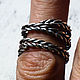 Braided ring - Wrapped braid ring - Armor ring, Rings, Almaty,  Фото №1
