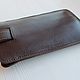Чехол для iphone Чехол для телефона из итальянской натуральной кожи. Чехол. LEATHER BAGS. Ярмарка Мастеров.  Фото №5
