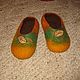 Order Children's felted Slippers Little Dryad. Julia. Livemaster. . Footwear for childrens Фото №3