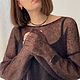Паутинка вязаная. Джемперы. Lesi_knit. Ярмарка Мастеров.  Фото №4