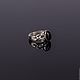 Серебряное кольцо с черным Ониксом от WickerRing. Кольца. WickerRing. Интернет-магазин Ярмарка Мастеров.  Фото №2