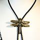 Заказать Bolo 'Dragonfly' tie in antique bronze. Neformal-World (Alexander Rusanov). Ярмарка Мастеров. . Ties Фото №3